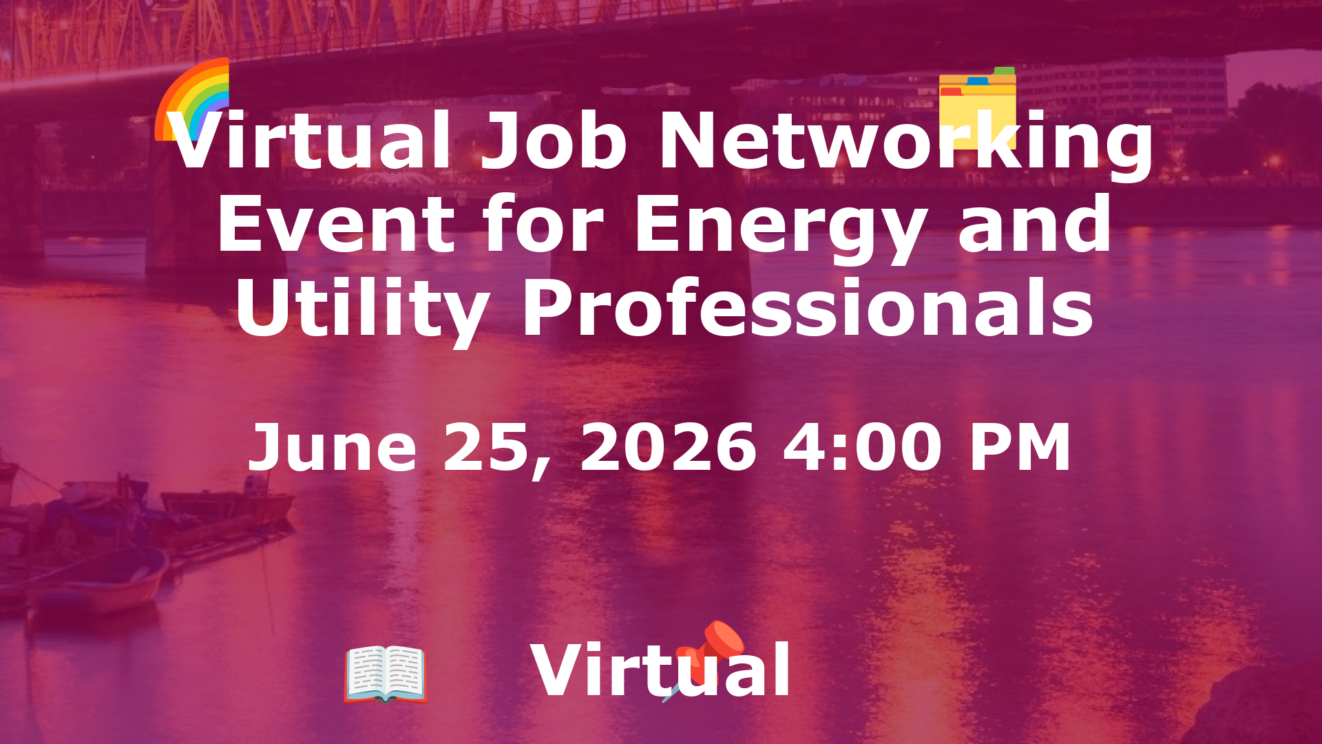 Virtual Job Networking Event for Energy and Utility Professionals event image
